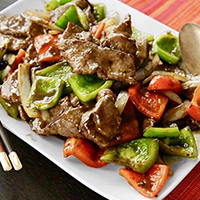 Beef with Green Pepper (Lunch) 